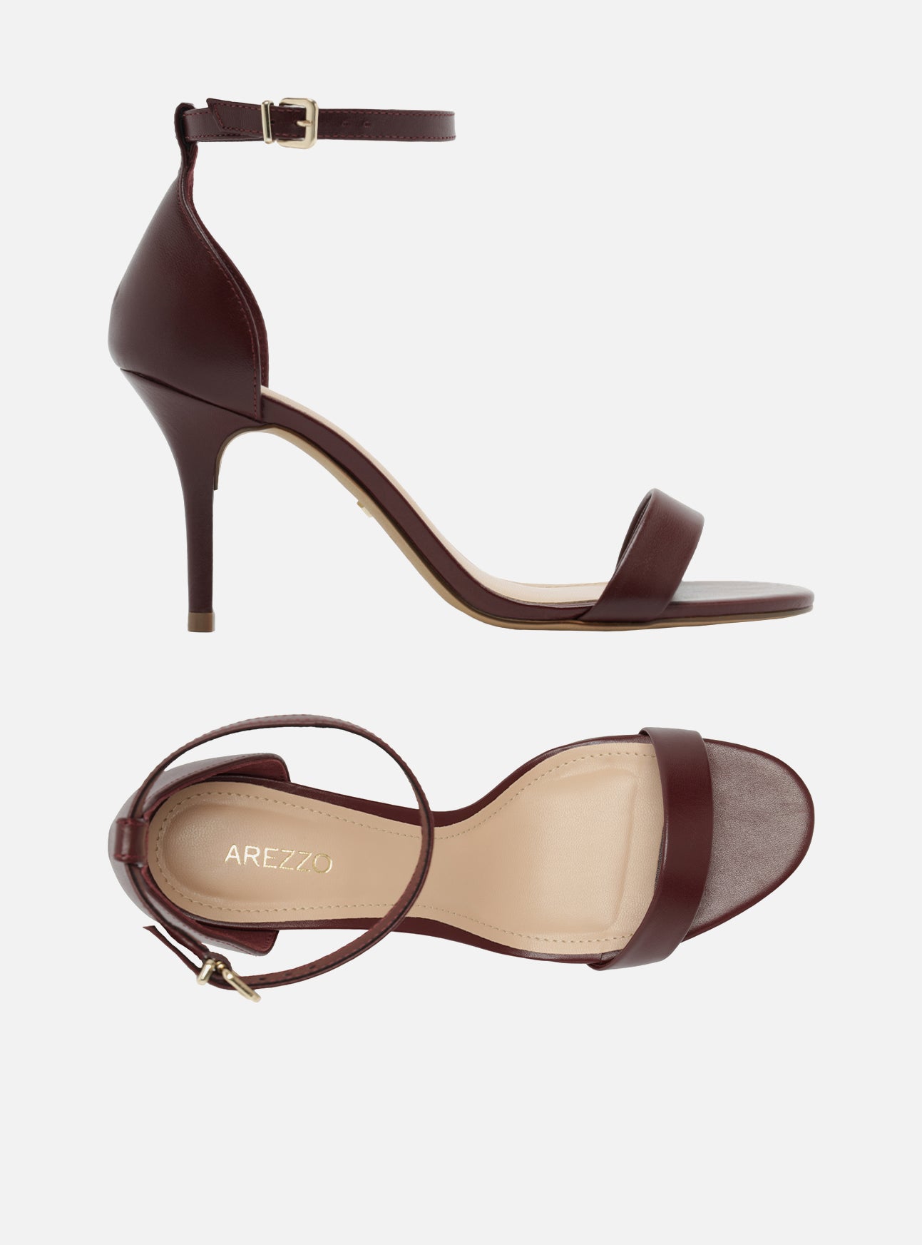 Isabelli Mid Stiletto Leather Sandal Sandal F/25