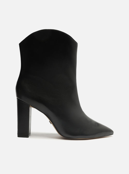 Ellie Leather Block Boot Booties FALL 23