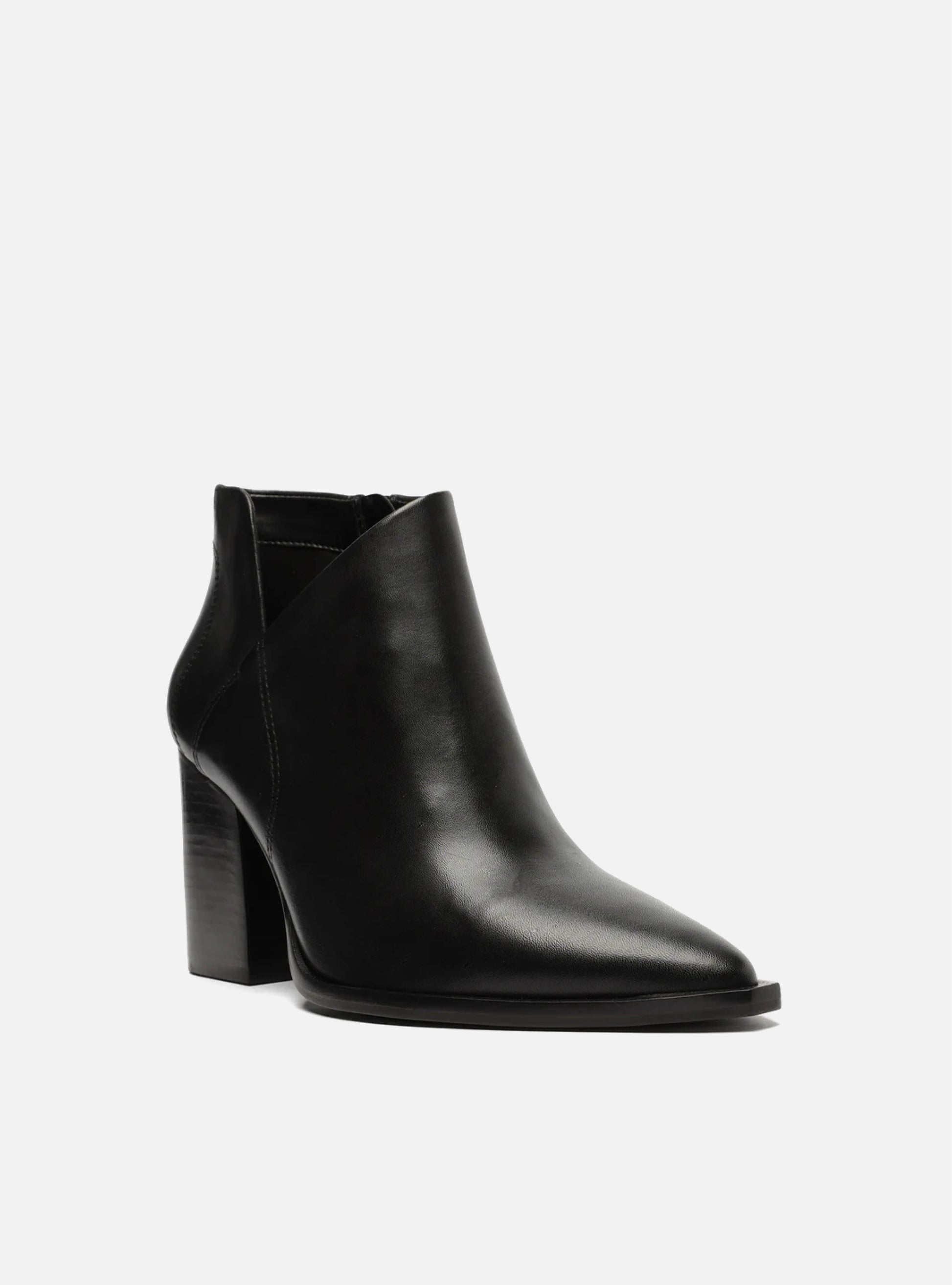 Cora Leather Block Bootie Booties FALL 21