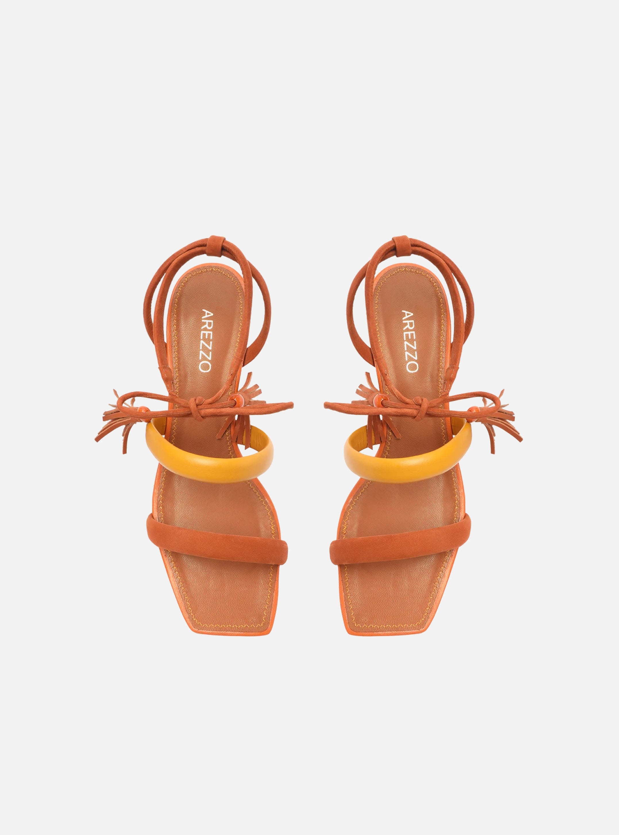 Lenny Leather Frin Block Sandal Sandals FALL 22