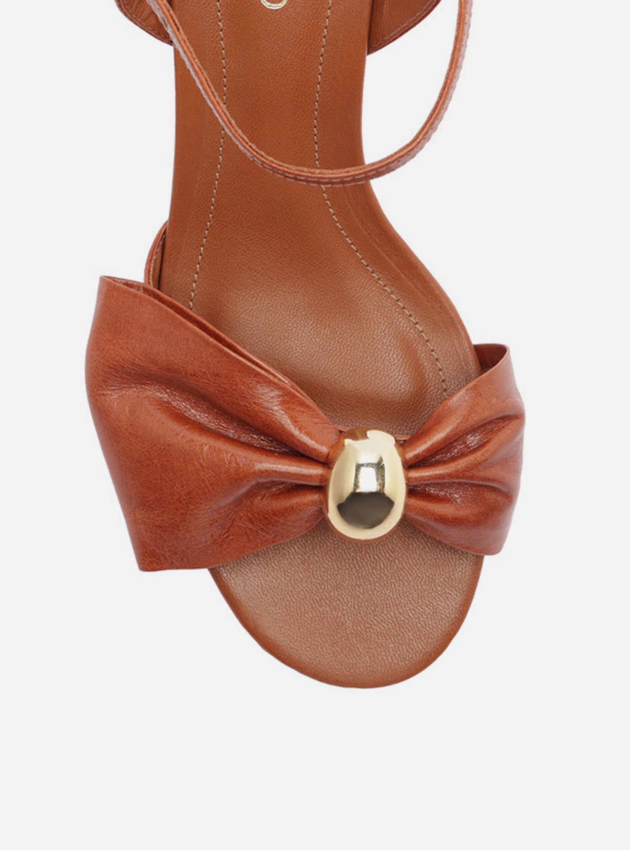 Rayna Mid Block Leather Sandal Sandal F/25