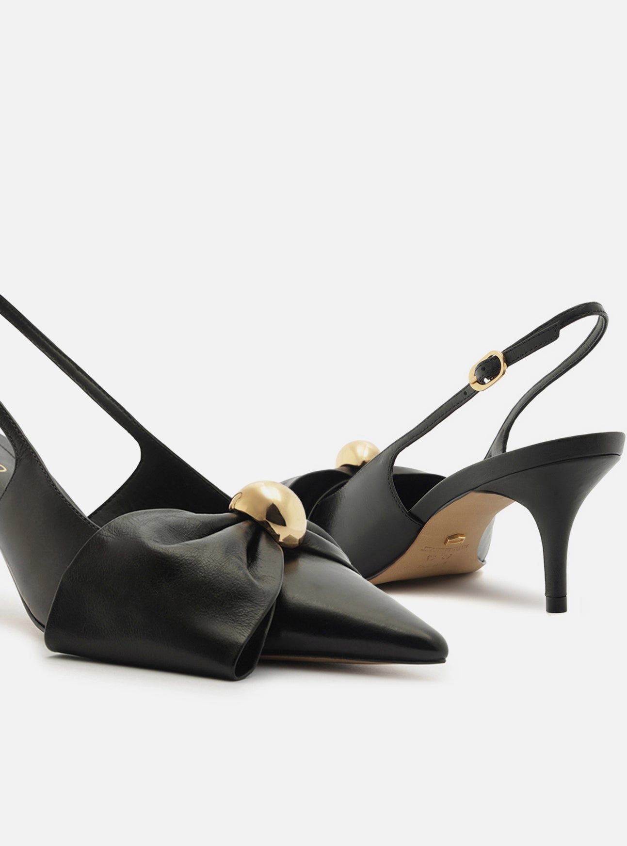 Rayna Low Stiletto Leather Pump Pump F/25
