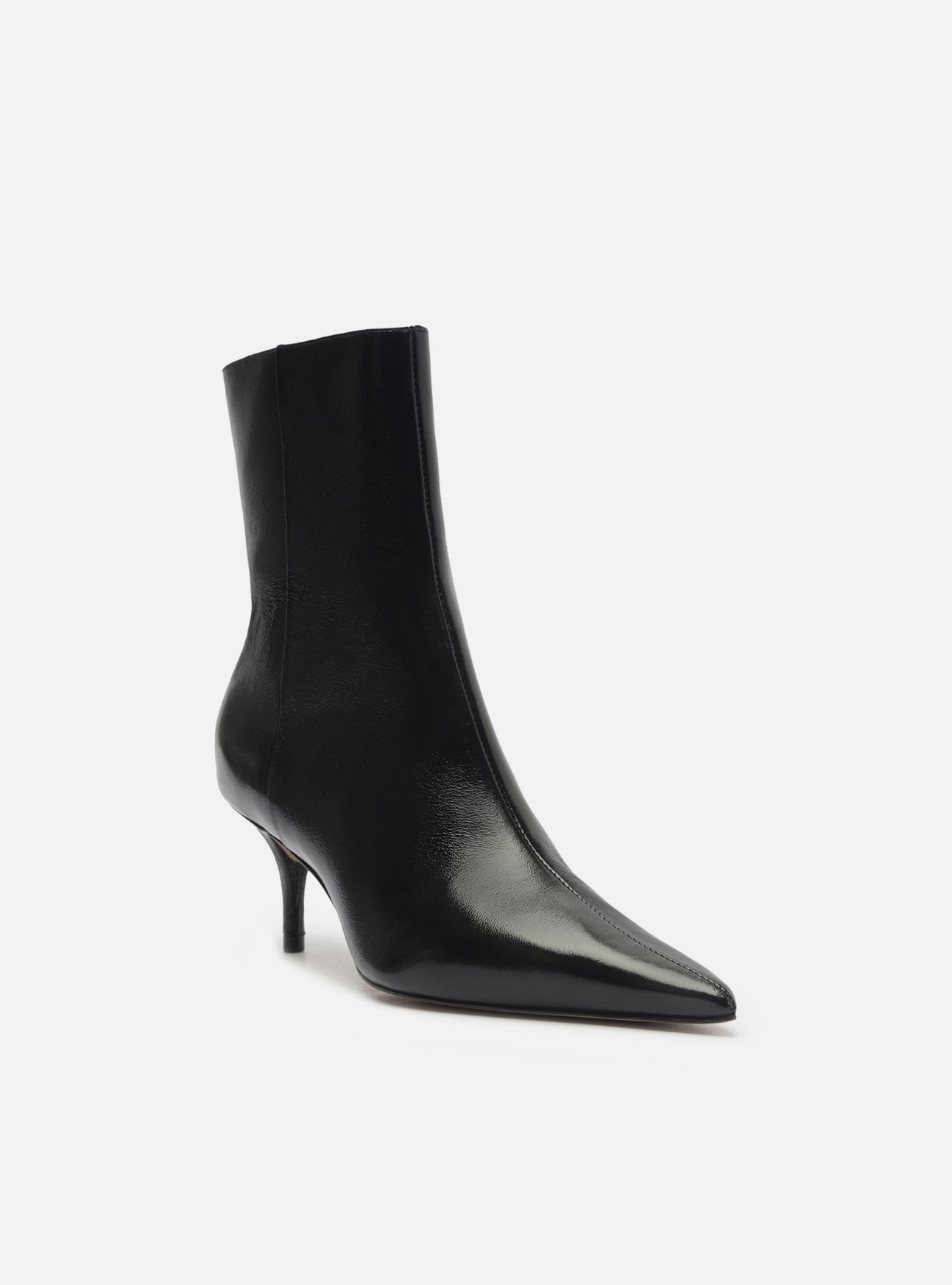 Sasha Low Stiletto Leather Boot Boot F/25