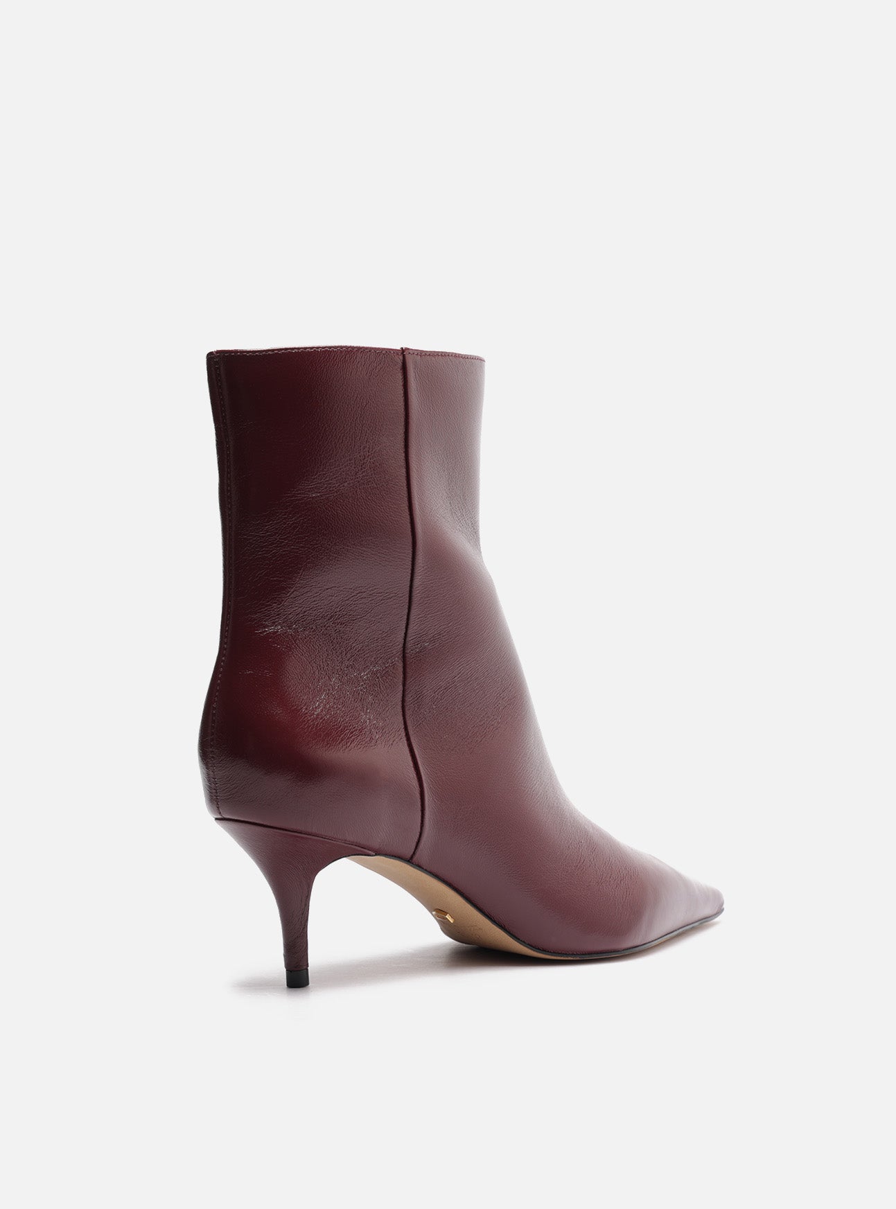 Sasha Low Stiletto Leather Boot Boot F/25