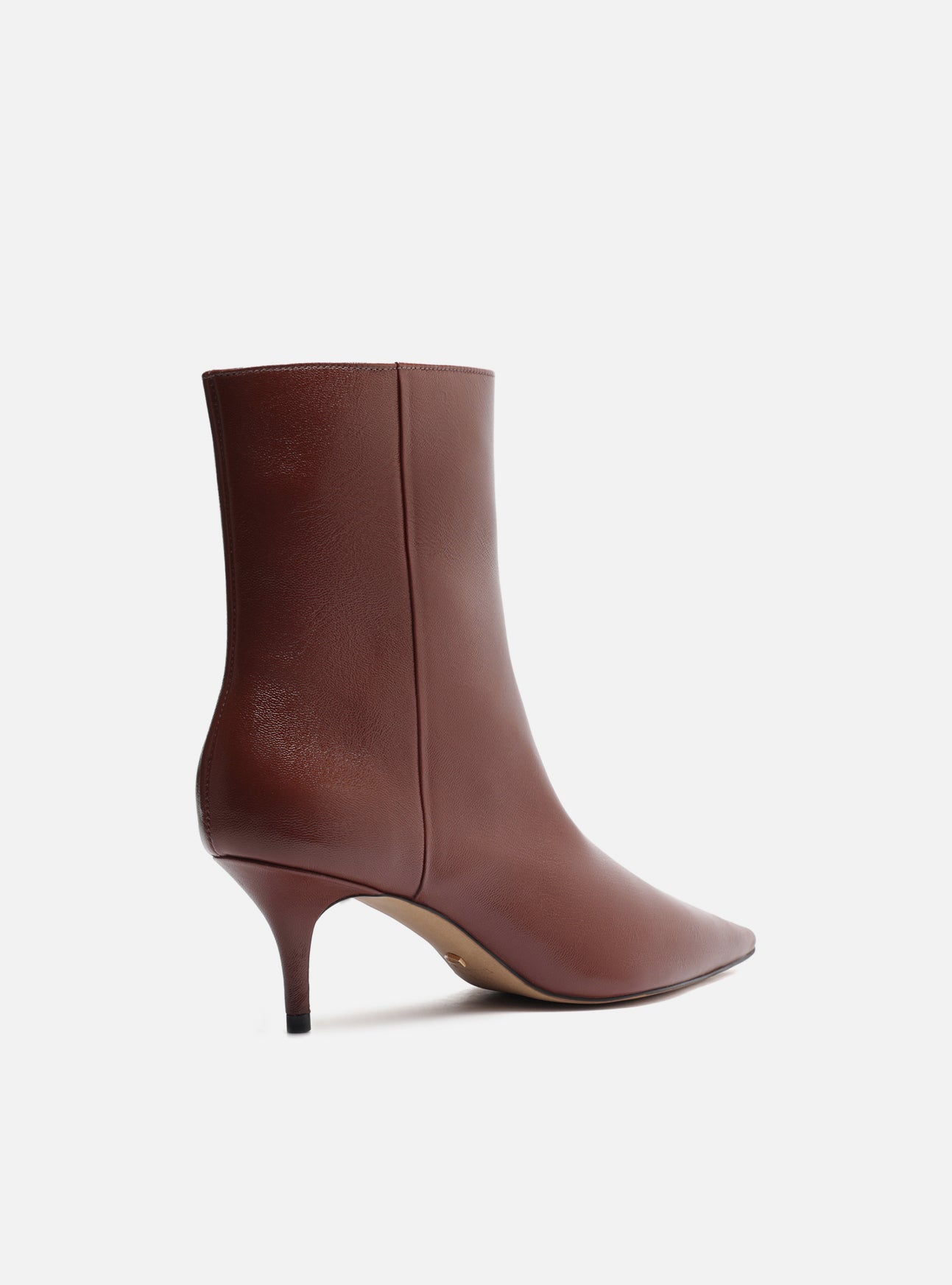 Sasha Low Stiletto Leather Boot Boot F/25