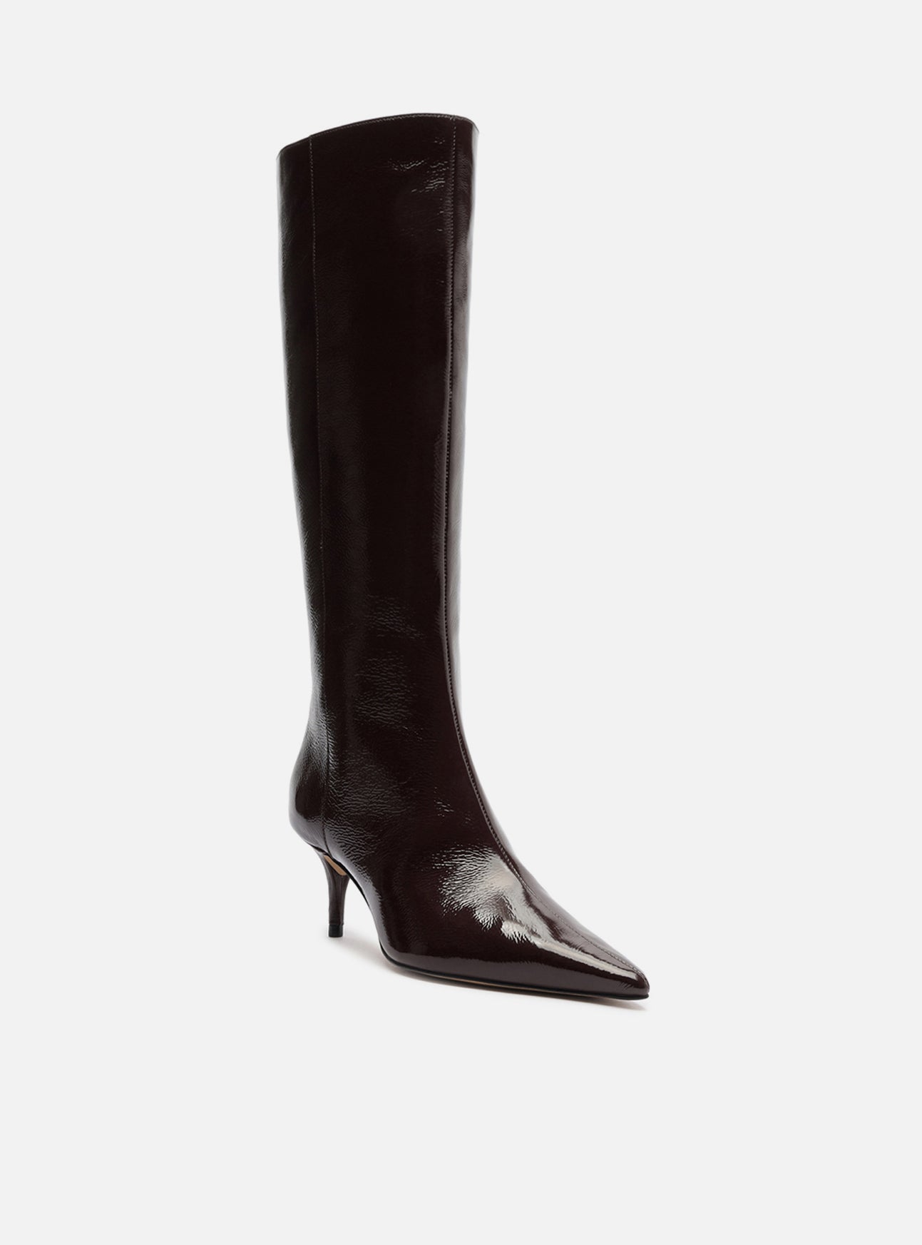 Sasha Low Stiletto Leather Boot Boot F/25