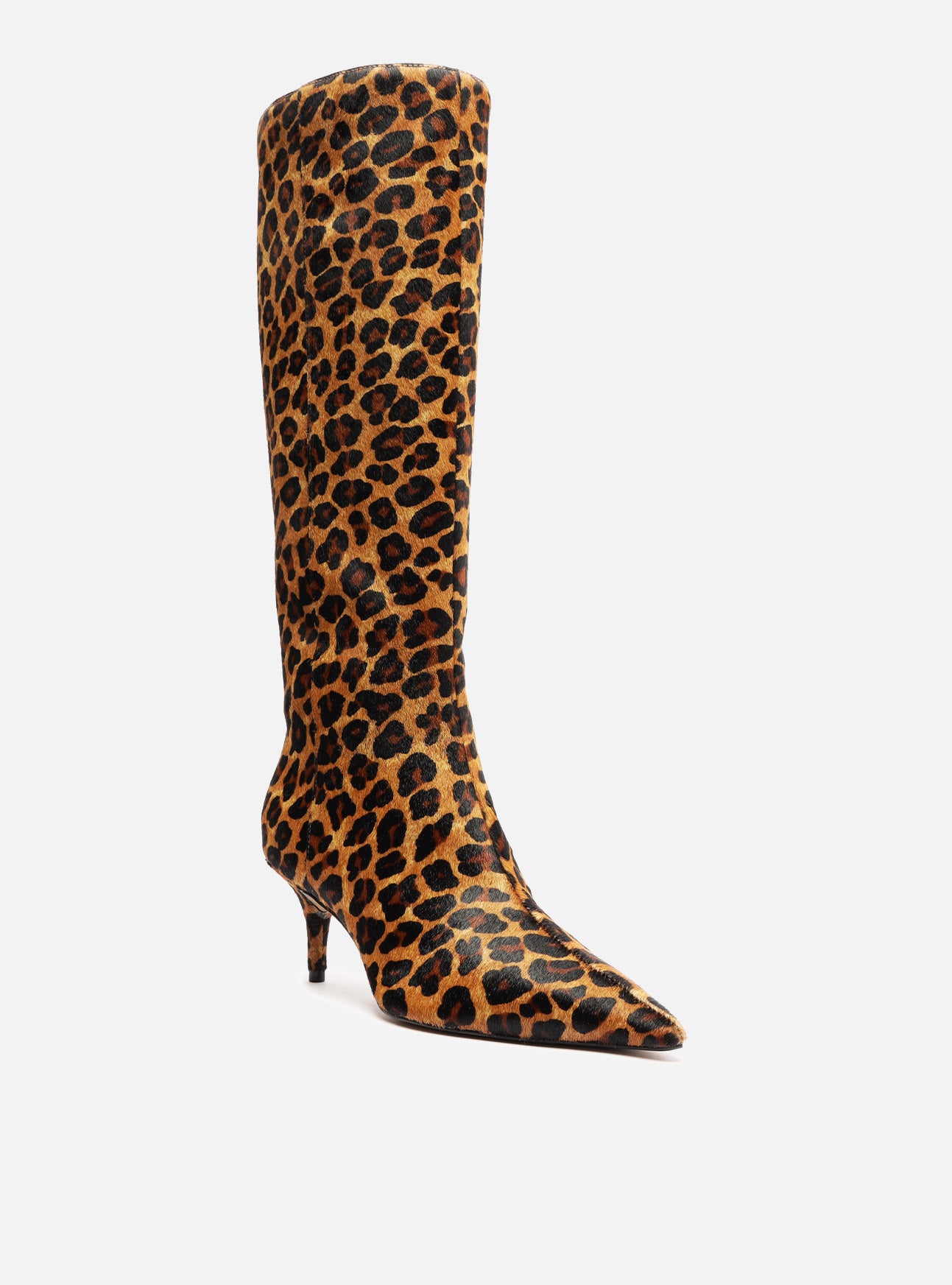 Sasha Low Stiletto Leather Boot Boot F/25
