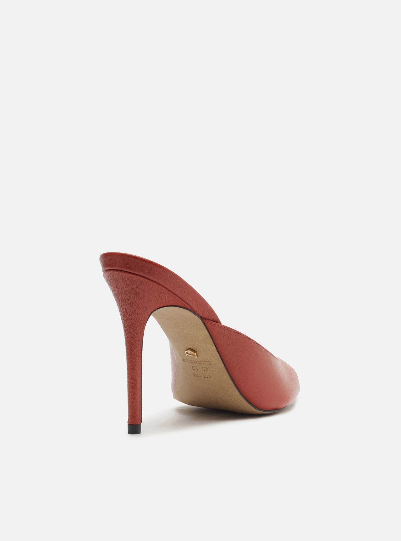 Roberta Leather Mule Sandals S/25