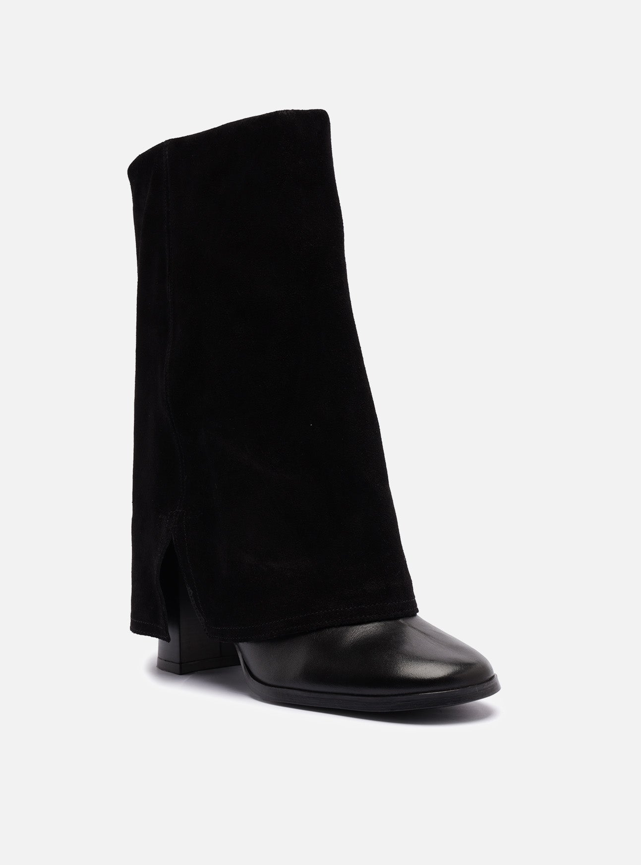 Harper Mid Block Leather Boot Boot F/25