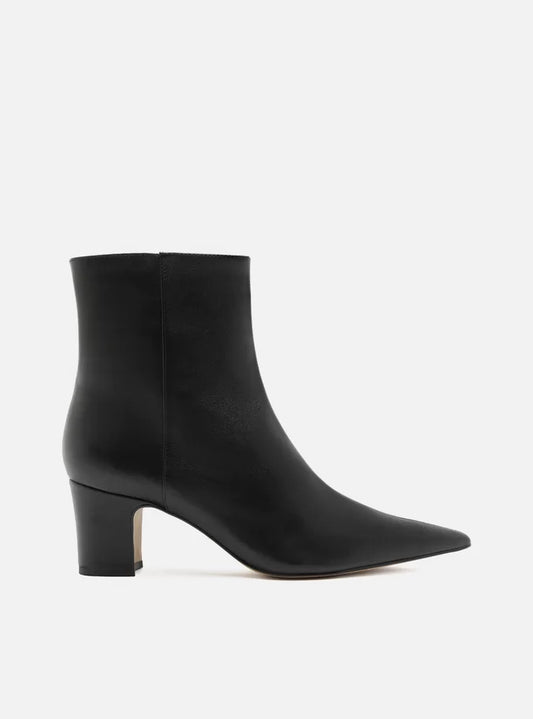 Jemma Leather Block Boot Booties FALL 24