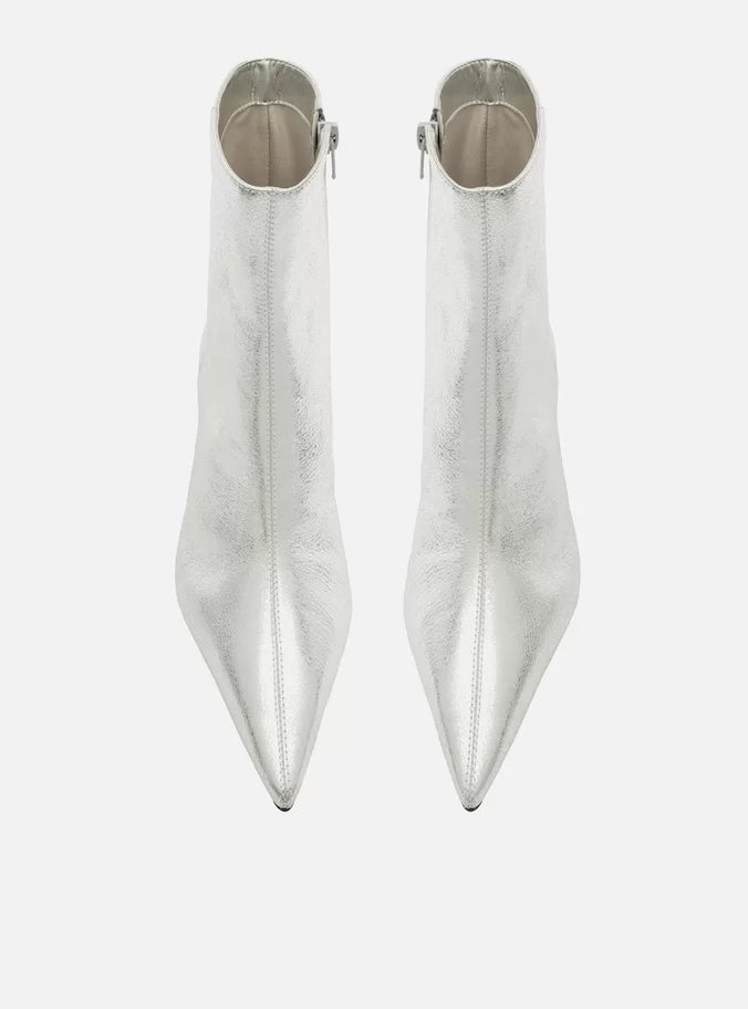 Jemma Leather Block Boot Booties FALL 24