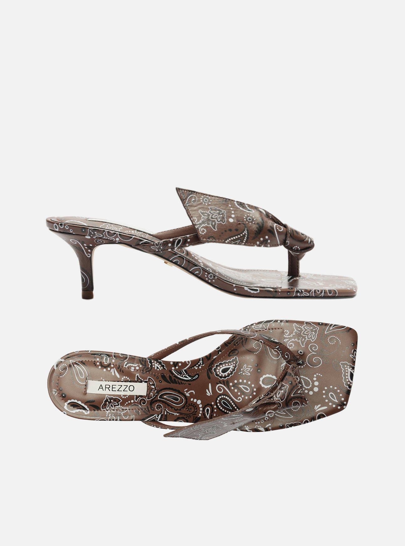 Lidia Mid Stiletto Paisley Sandal Sandal FALL 24