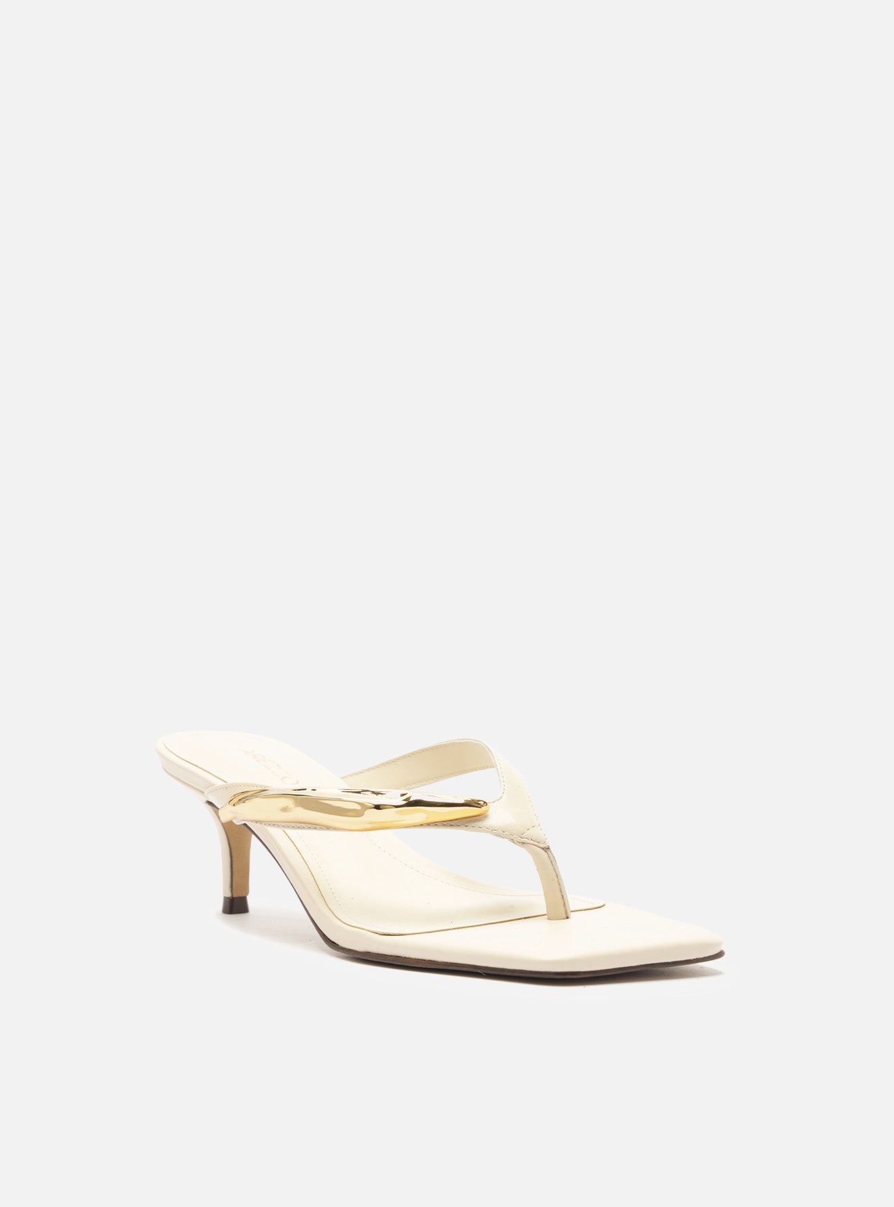 Gracey Mid Stiletto Leather Sandal Sandals F/25