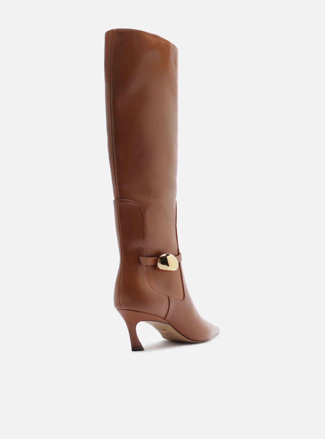 Farrah Low Stiletto Leather Boot Boot F/25