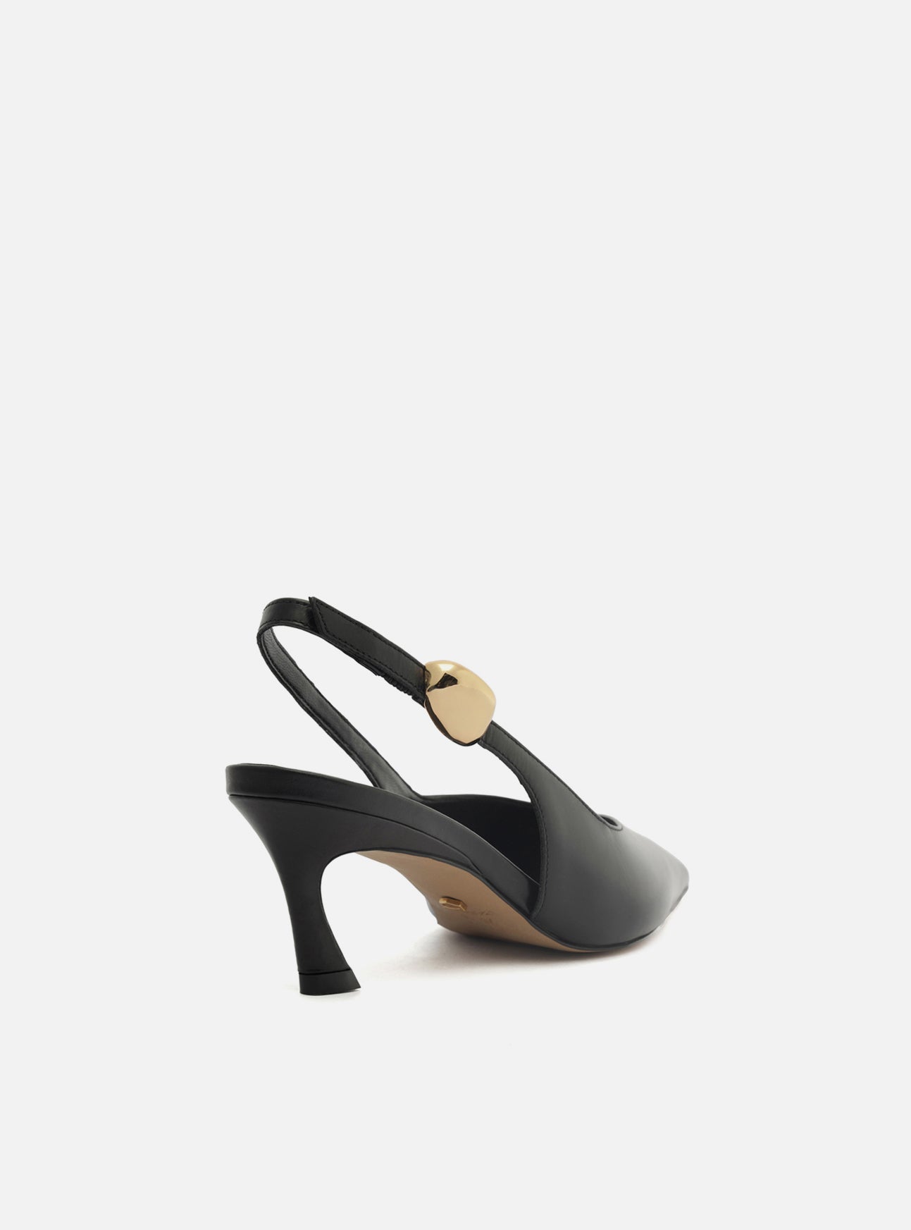 Farrah Low Stiletto Leather Pump Pumps F/25