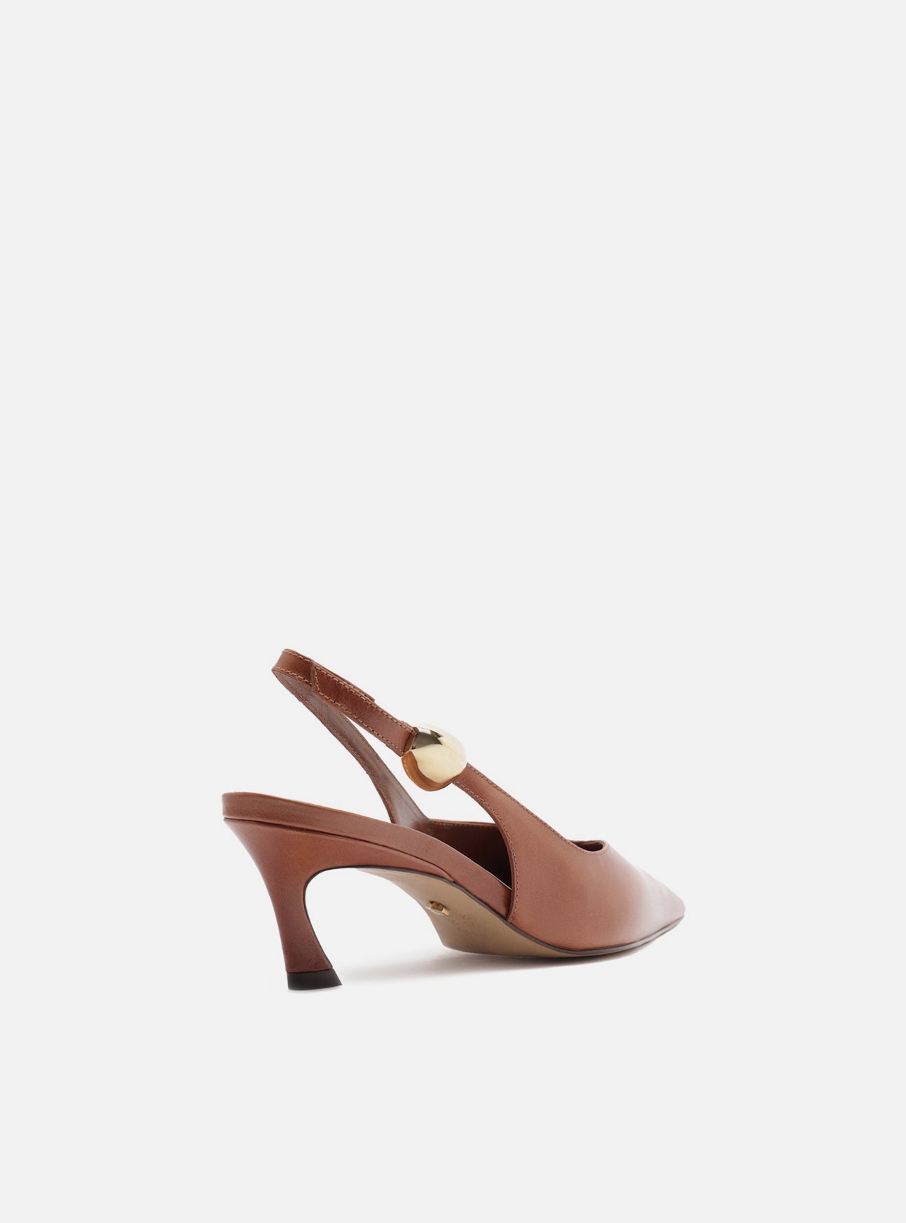 Farrah Low Stiletto Leather Pump Pumps F/25