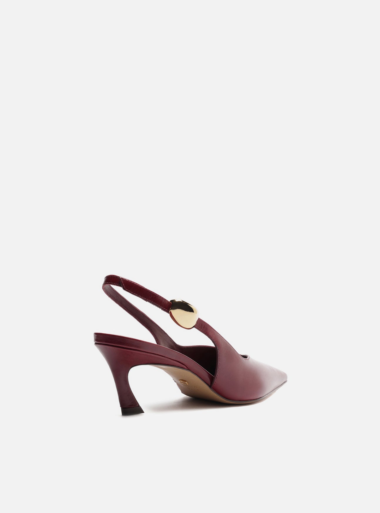 Farrah Low Stiletto Leather Pump Pumps F/25