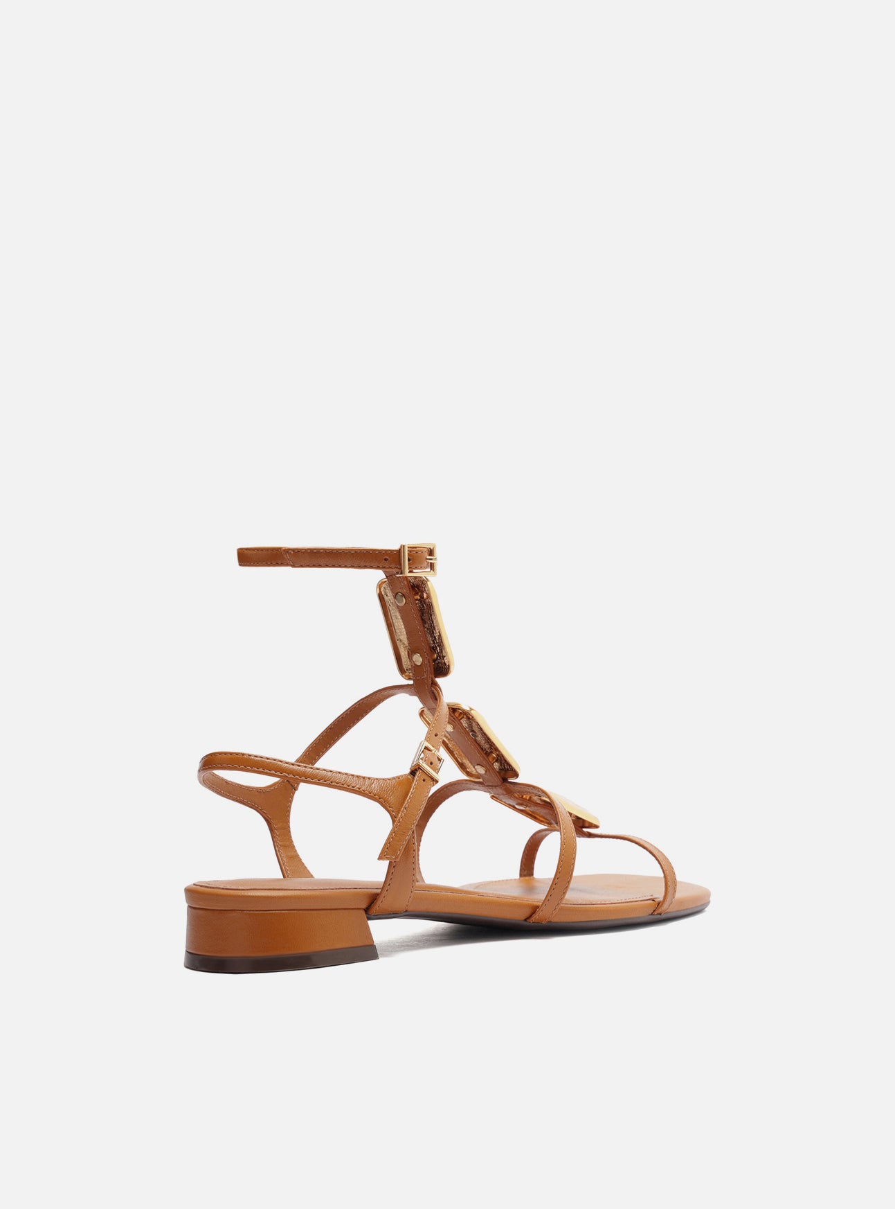 Gretta Leather Flat Flats F/25