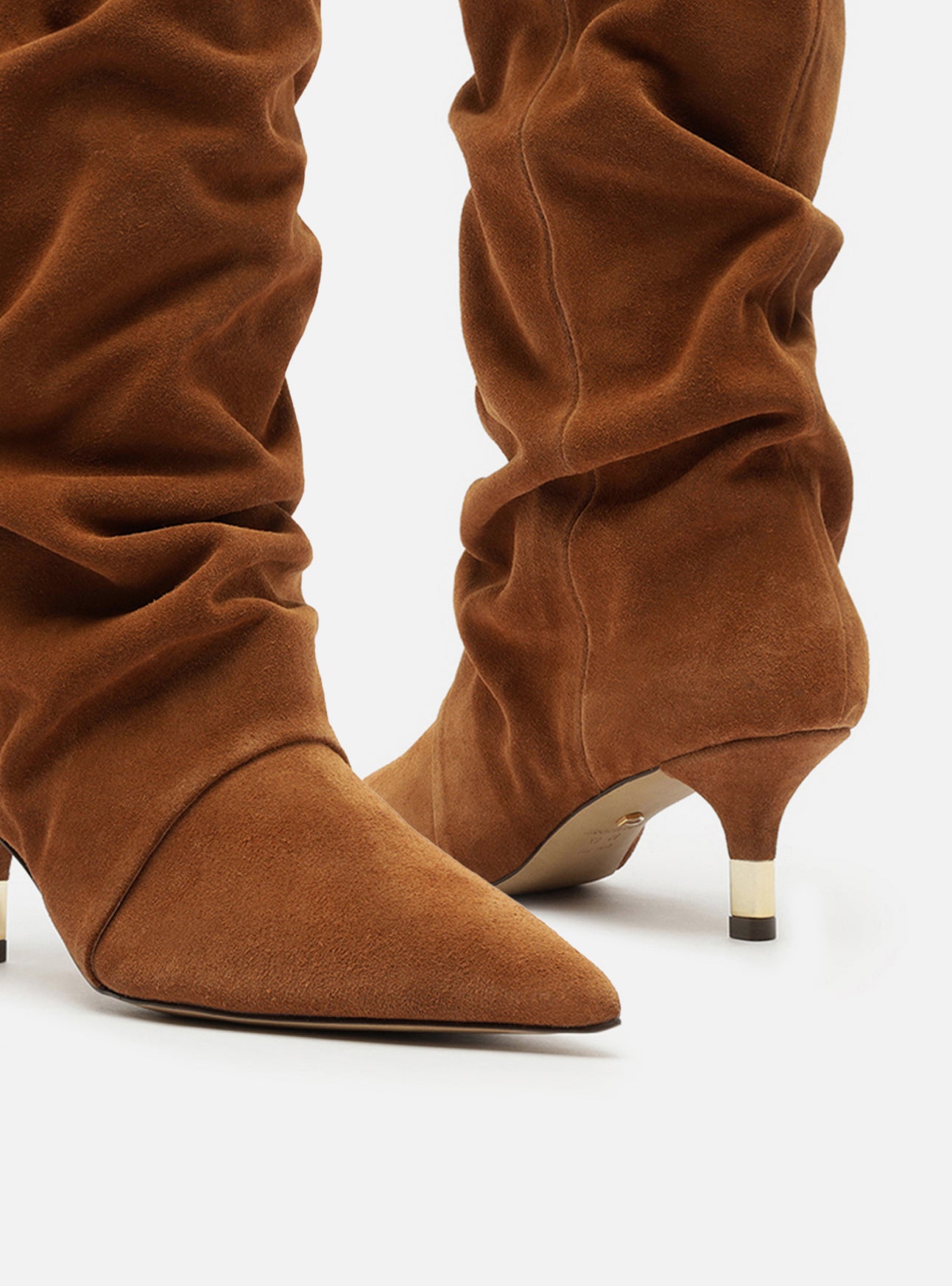 Sabrina Low Stiletto Leather Boot Boot F/25