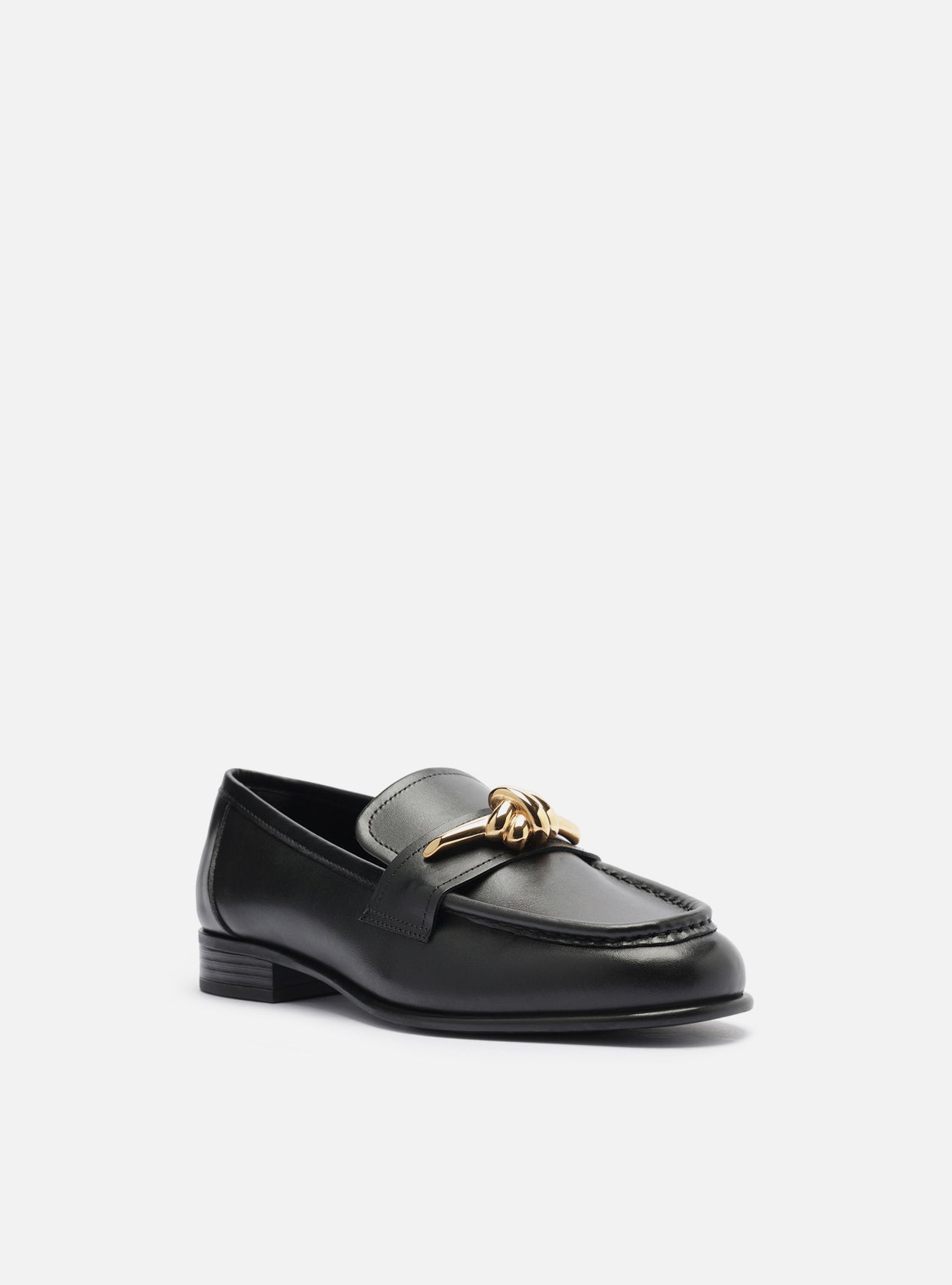 Claudia Leather Loafer Loafers F/25