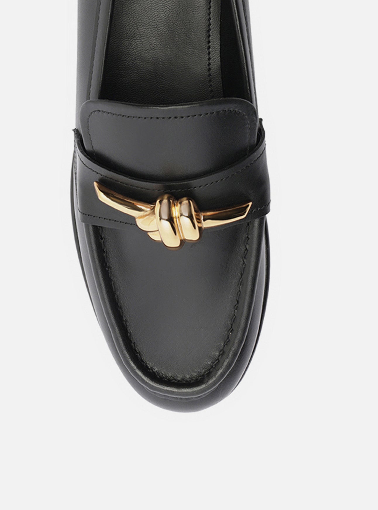 Claudia Leather Loafer Loafers F/25