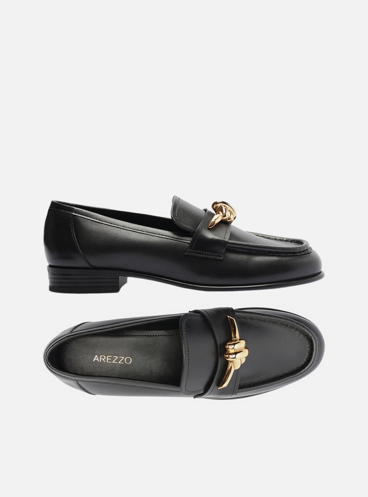 Claudia Leather Loafer Loafers F/25