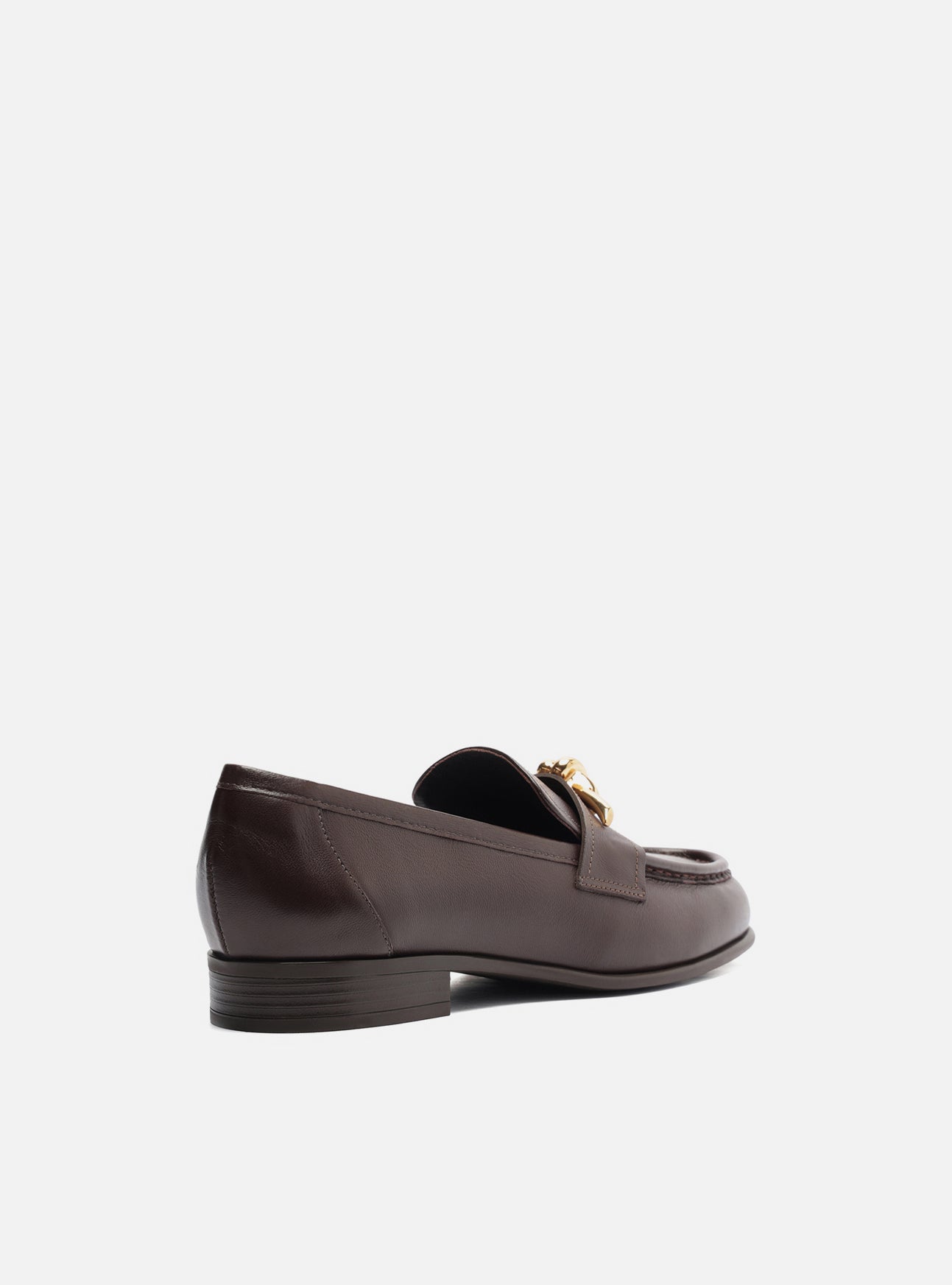 Claudia Leather Loafer Loafers F/25
