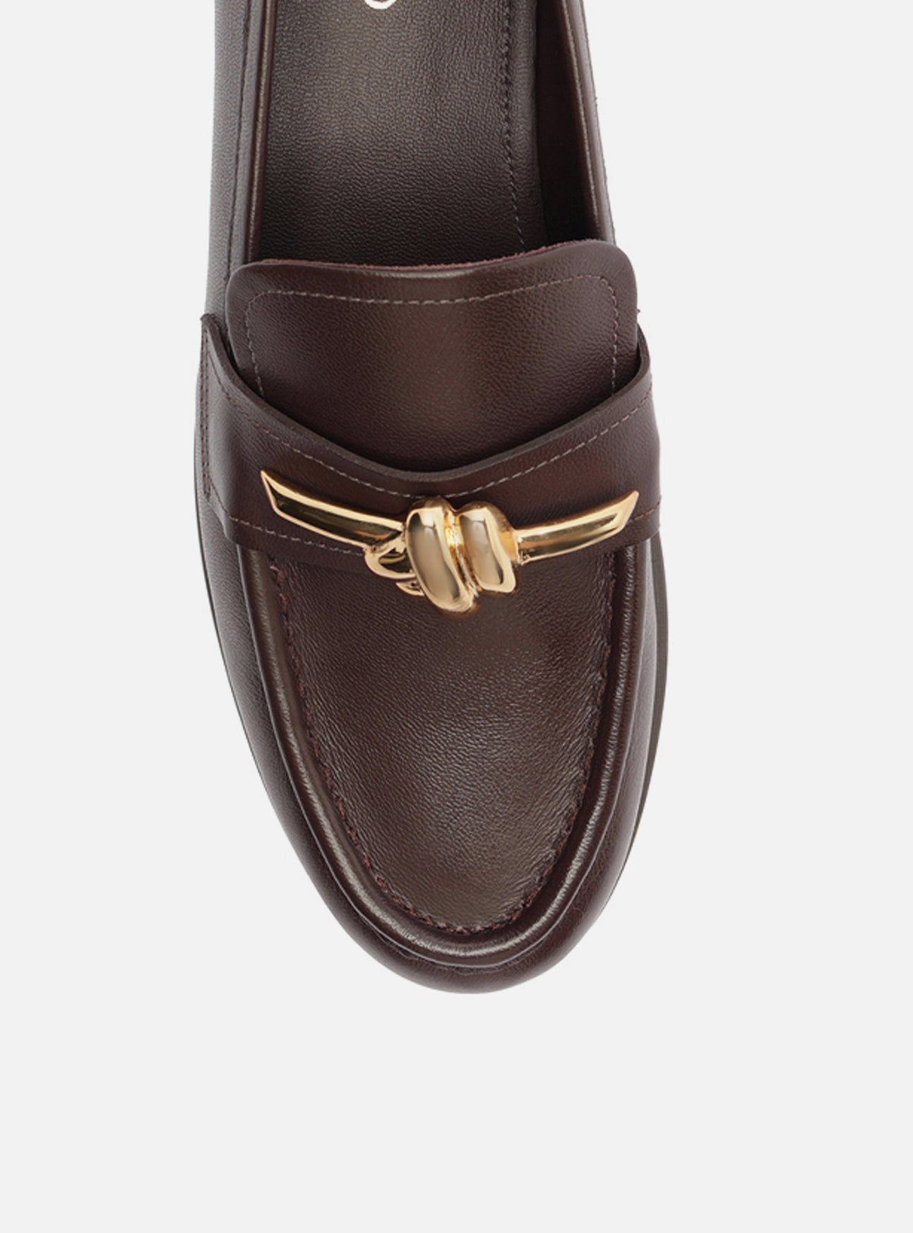 Claudia Leather Loafer Loafers F/25