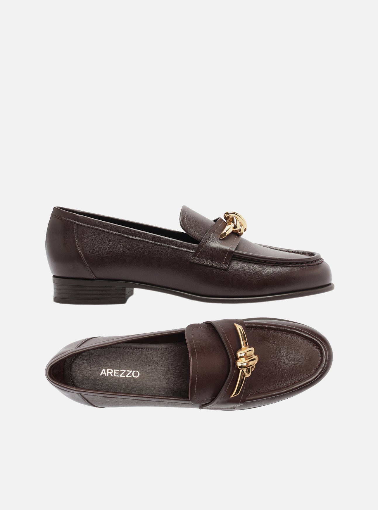 Claudia Leather Loafer Loafers F/25
