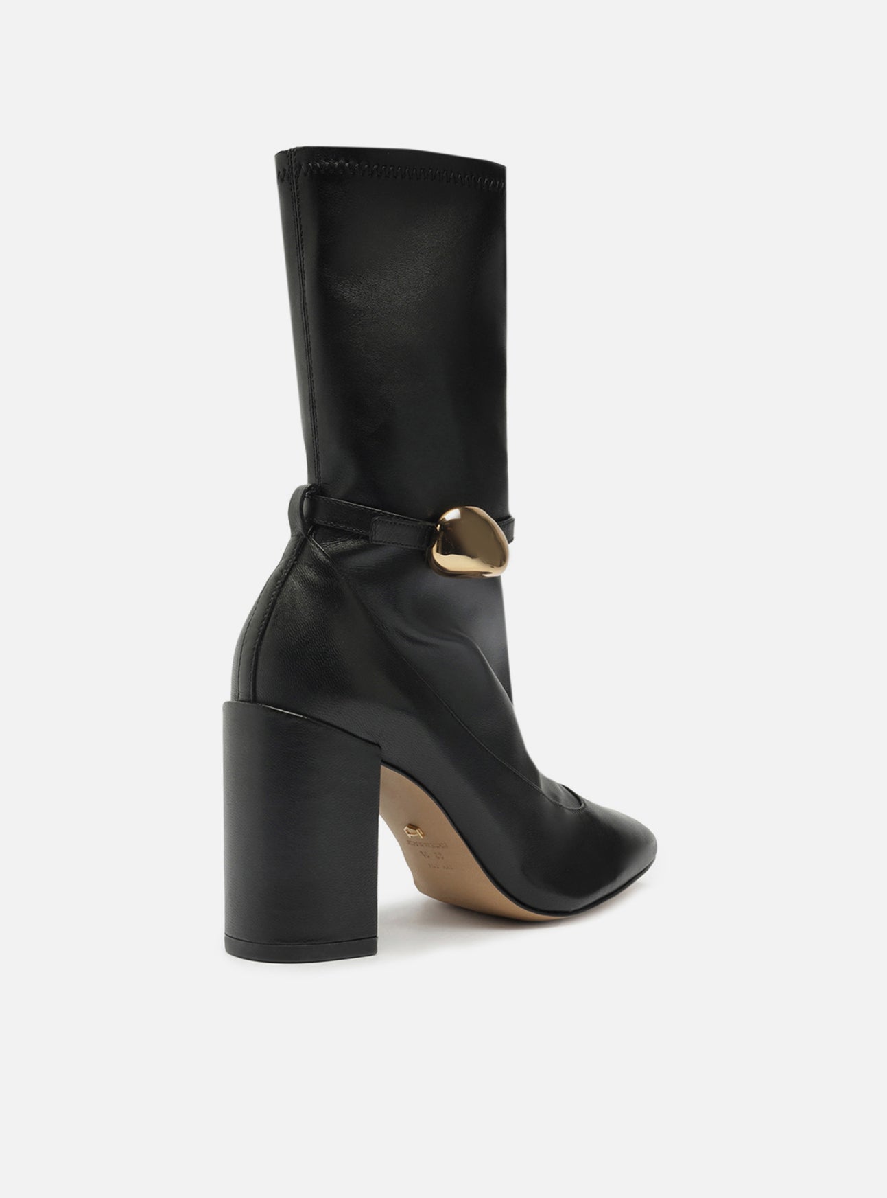 Farrah High Block Leather Boot Boot F/25