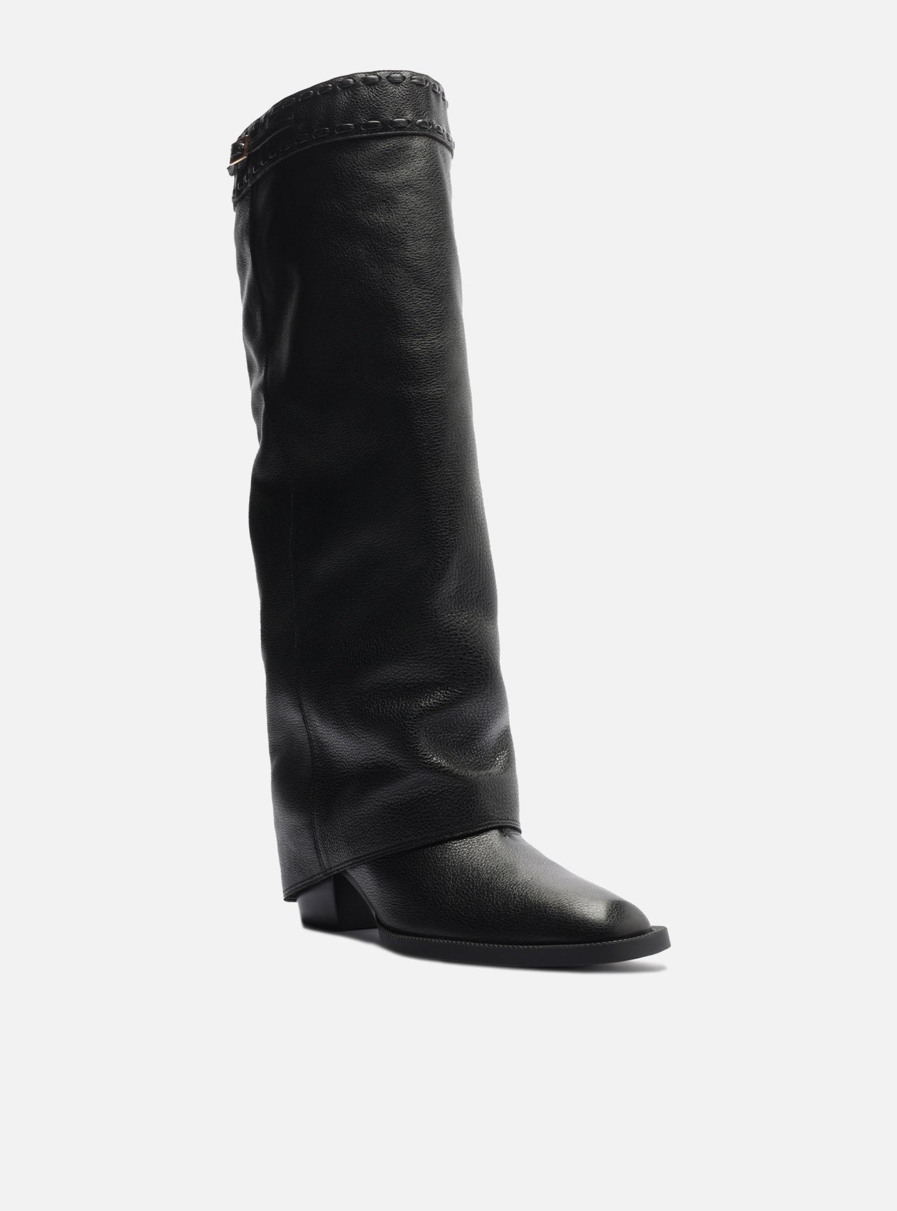 Beatrice Mid Block Leather Boot Boot F/25
