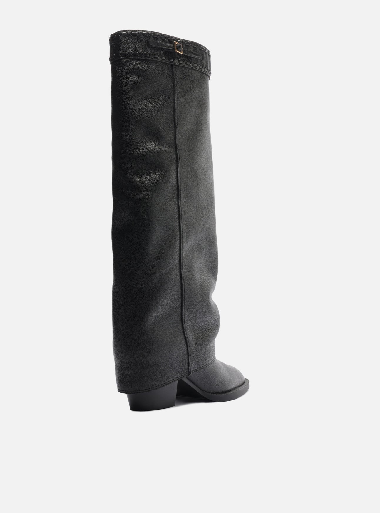 Beatrice Mid Block Leather Boot Boot F/25