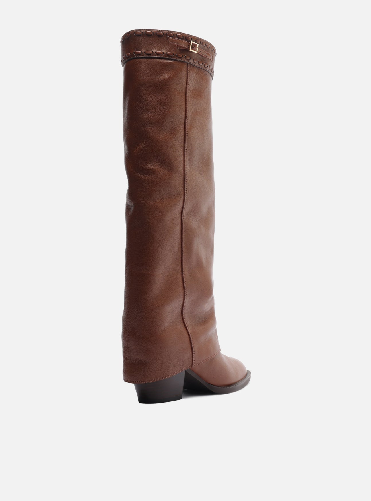 Beatrice Mid Block Leather Boot Boot F/25