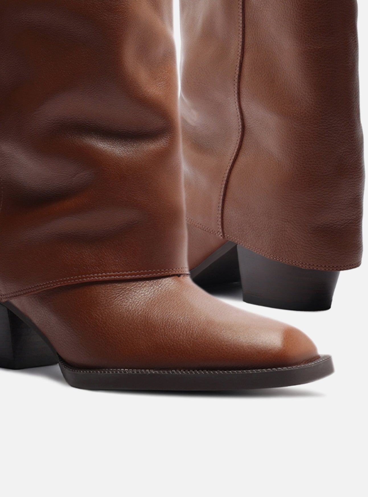 Beatrice Mid Block Leather Boot Boot F/25