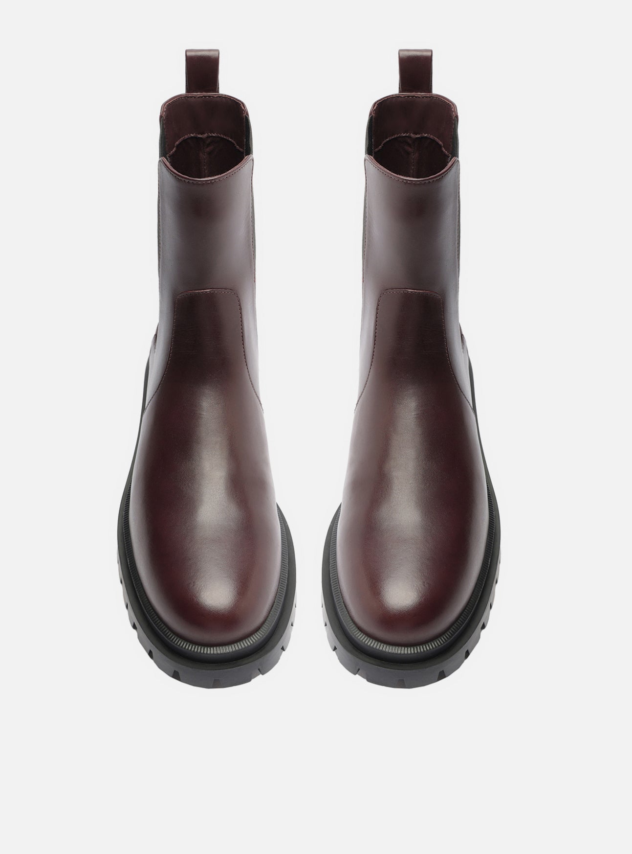Brandy Low Block Leather Boot Boot F/25