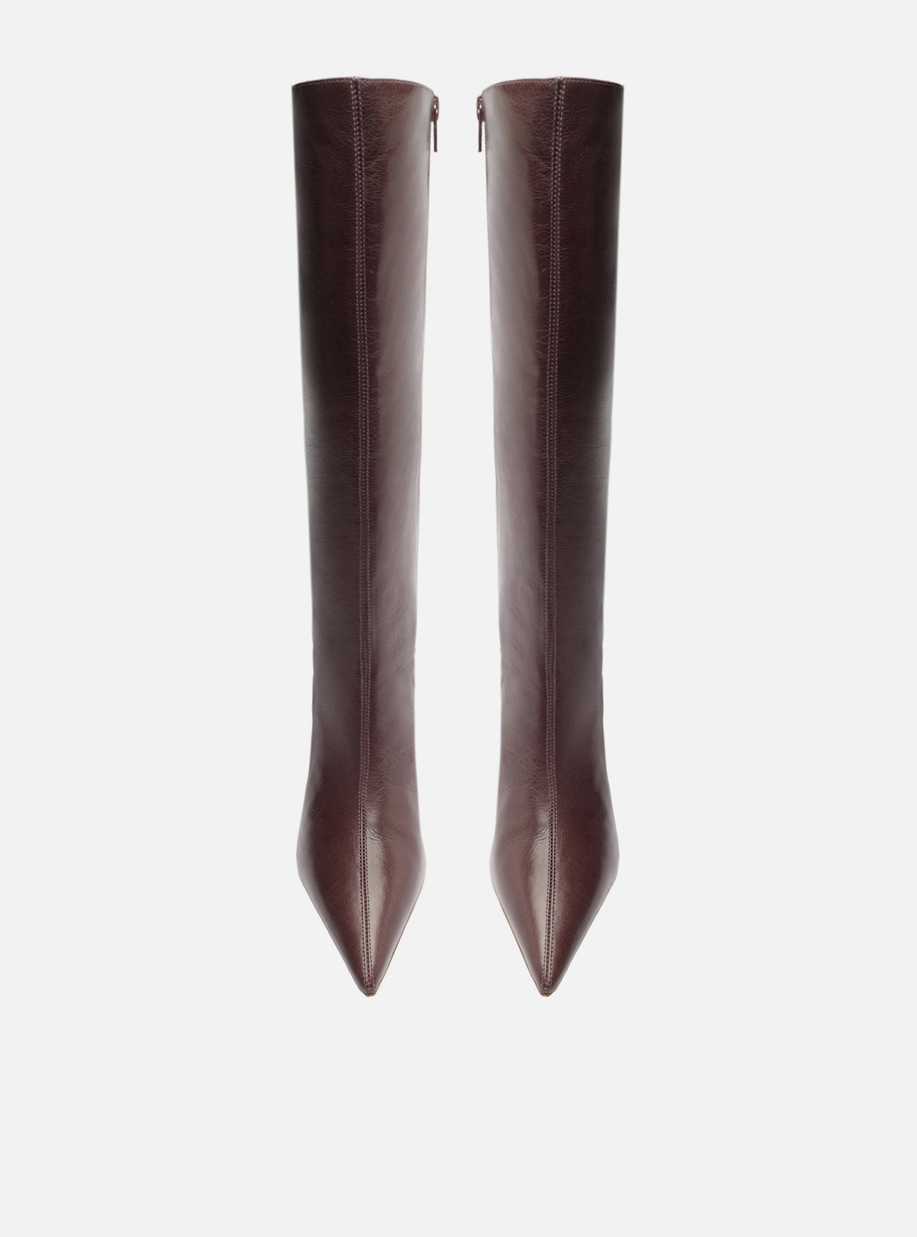 Julie Mid Block Leather Boot Boot F/25