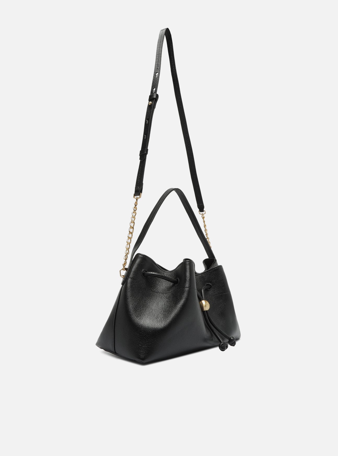 Vivianne Medium Leather Bucket Handbag F/25