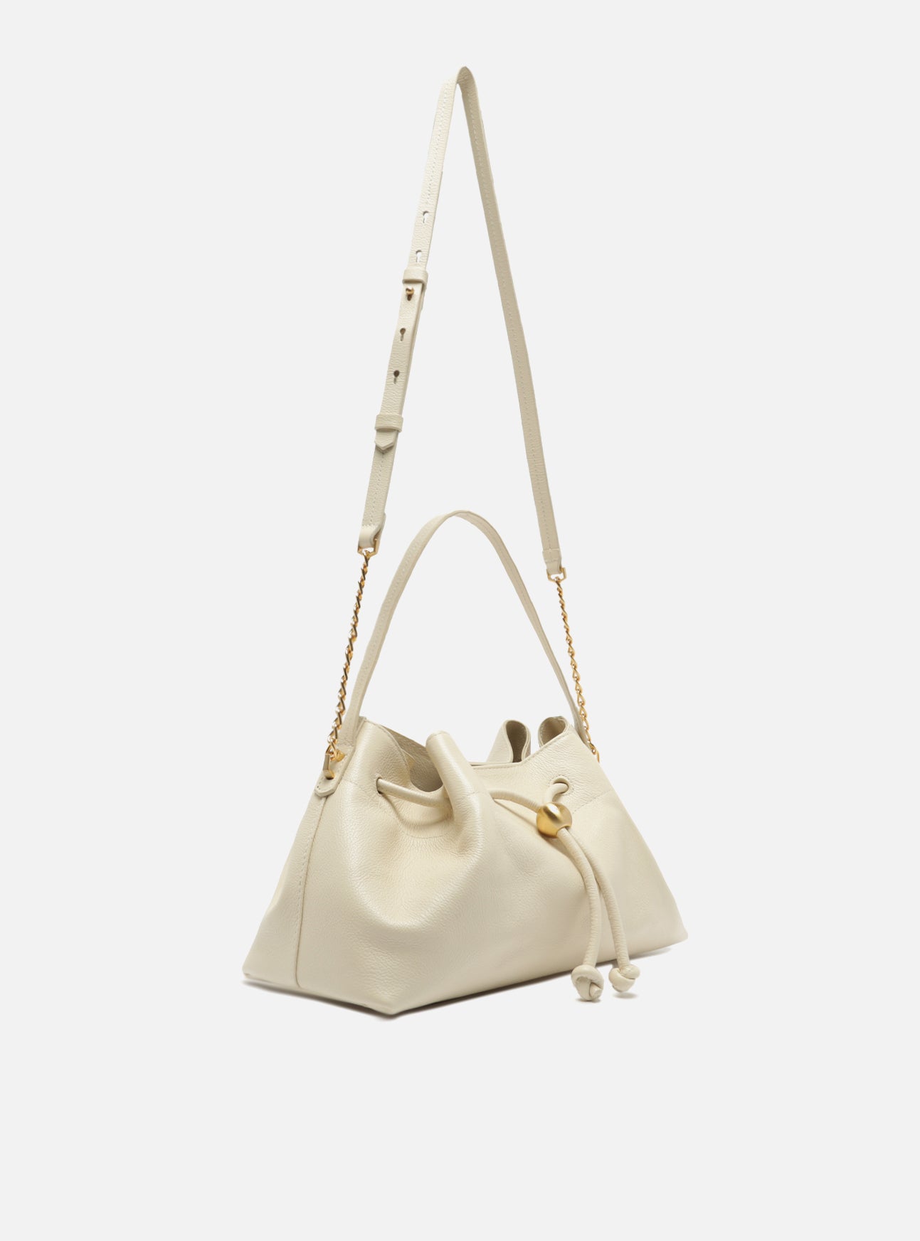 Vivianne Medium Leather Bucket Handbags F/25