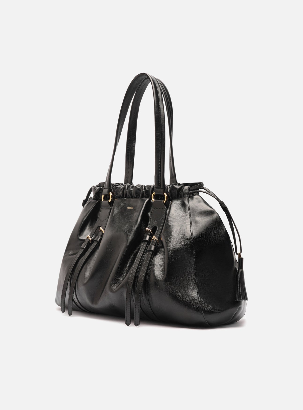 Capri Large Leather Shoulder Bag Handbag F/25