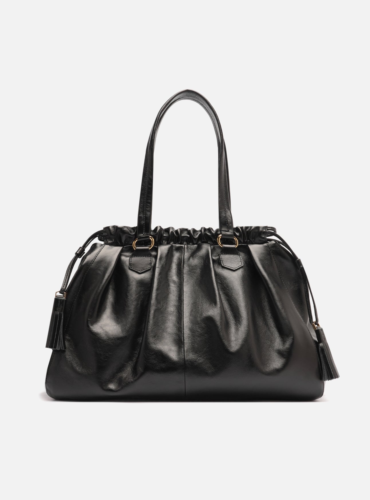 Capri Large Leather Shoulder Bag Handbag F/25