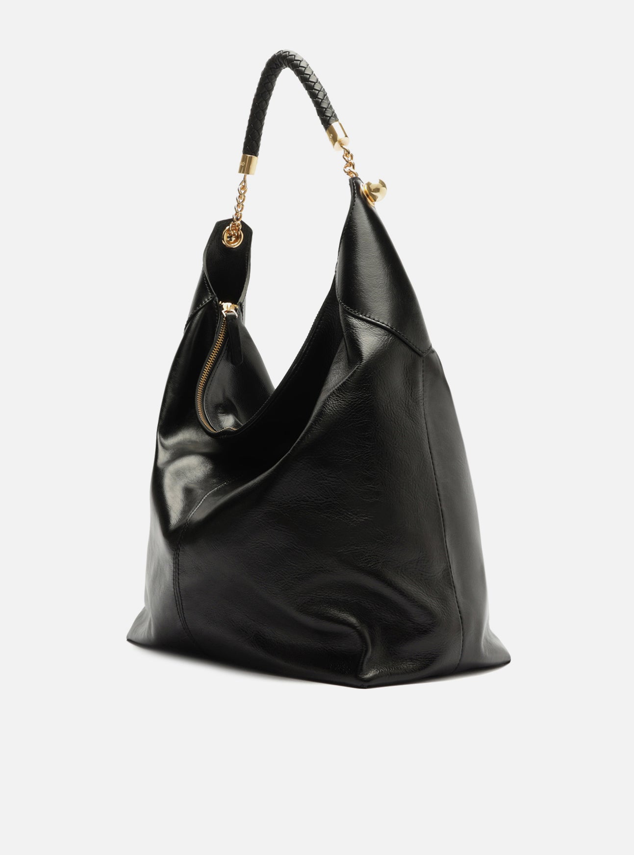Sloane Large Leather Hobo Handbag F/25