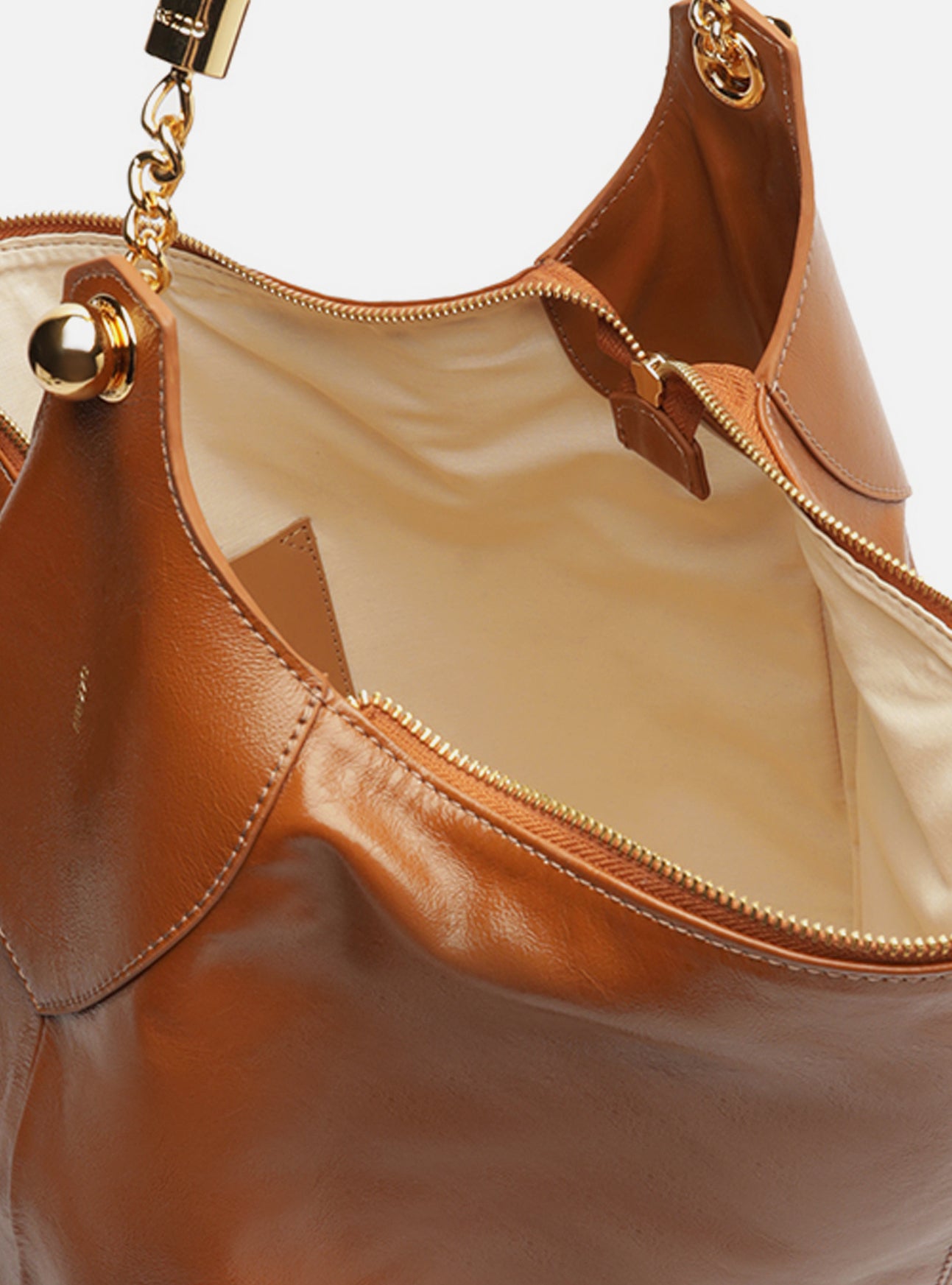 Sloane Large Leather Hobo Handbag F/25