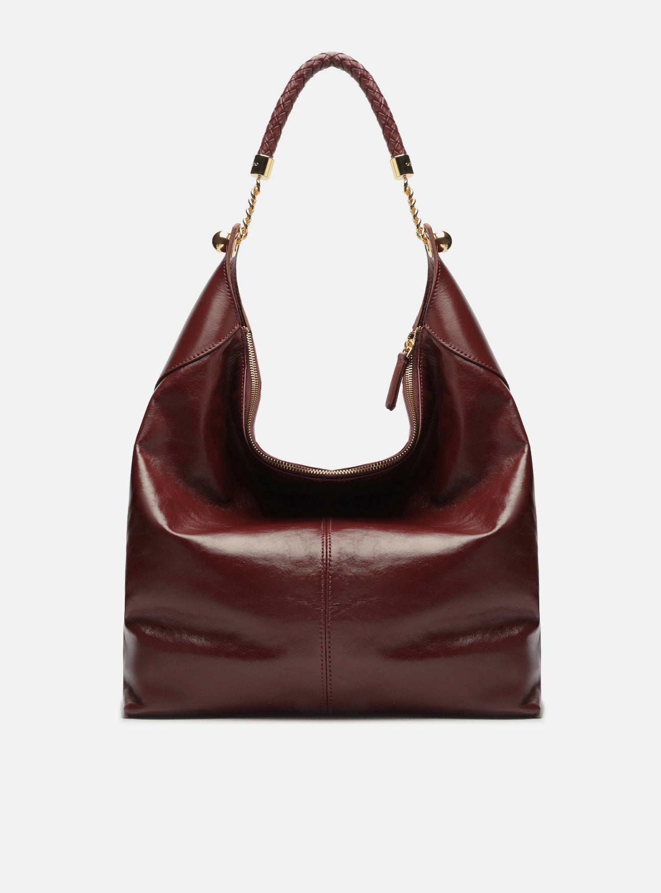 Sloane Large Leather Hobo Handbag F/25