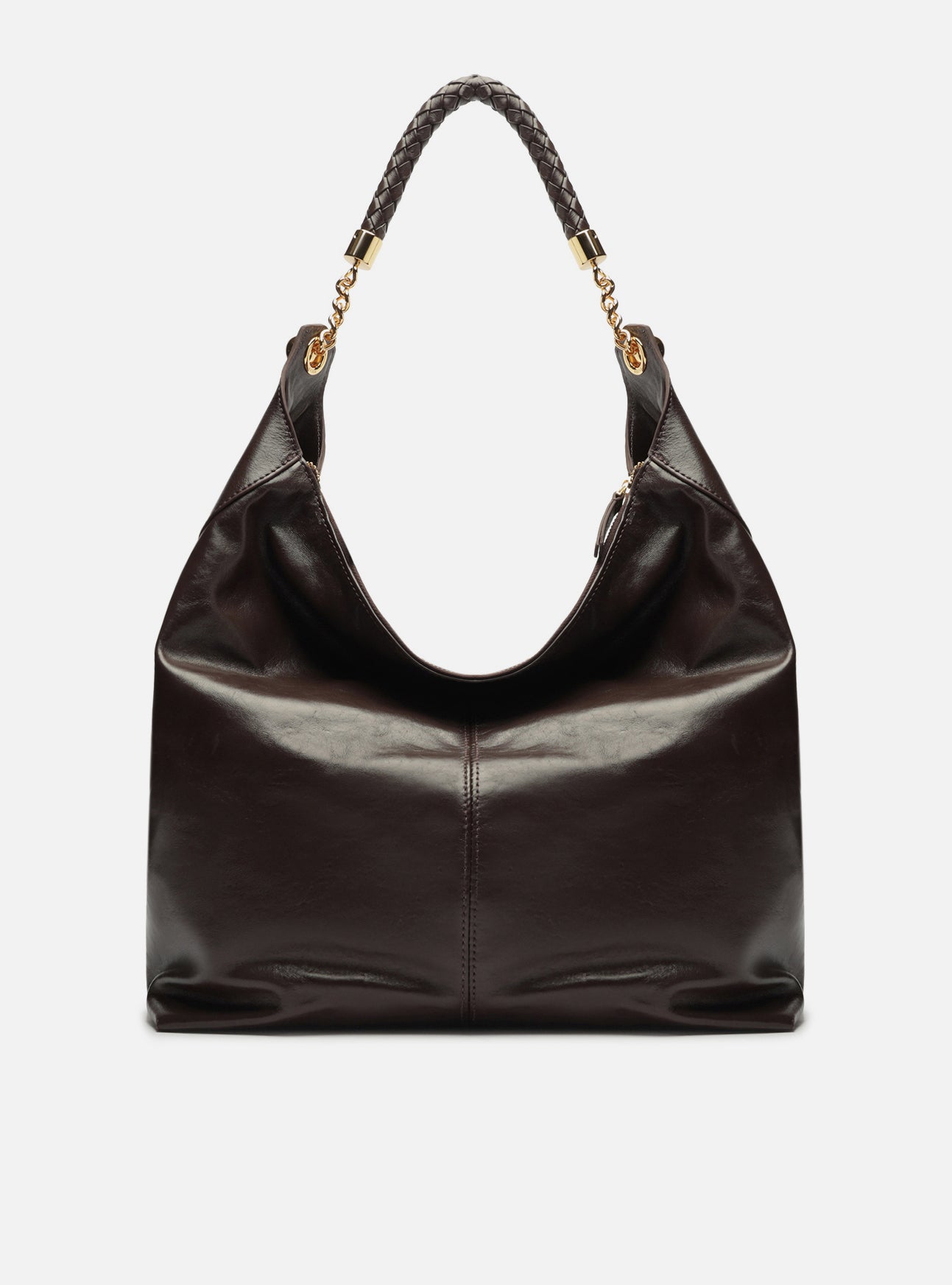 Sloane Large Leather Hobo Handbag F/25