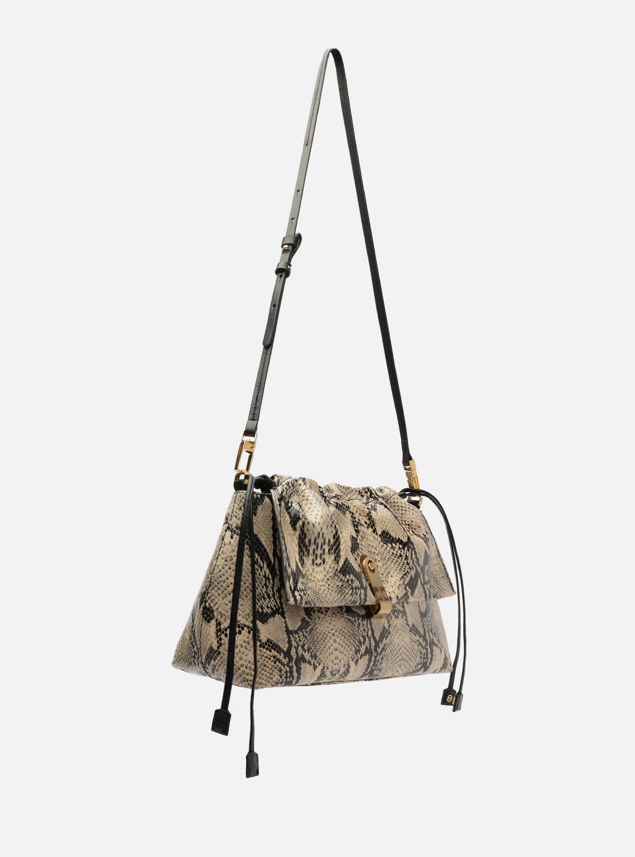 Nicole Medium Leather Pouch Handbag F/25