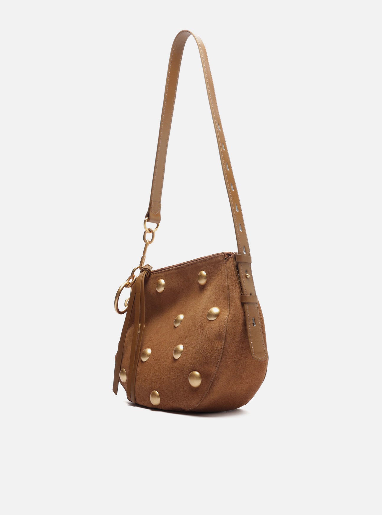 Jamie Medium Suede Crossbody Handbag F/25