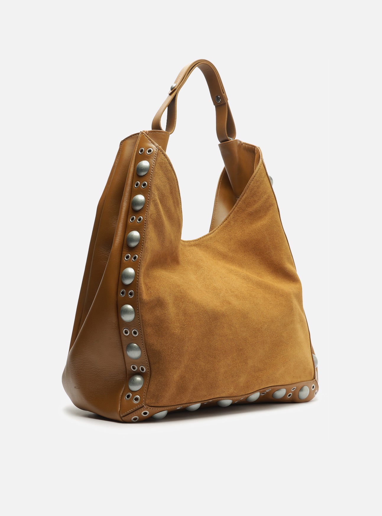Owen Large Suede Hobo Handbag F/25
