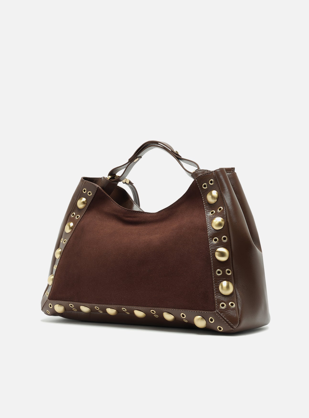 Owen Medium Suede Tote Handbag F/25