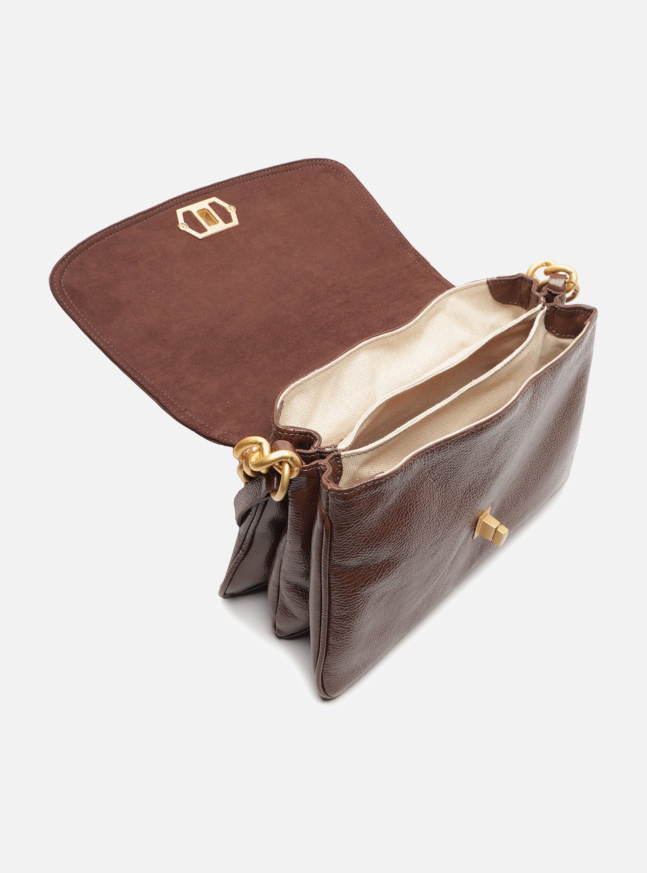 Ivy Large Leather Crossbody Handbag F/25