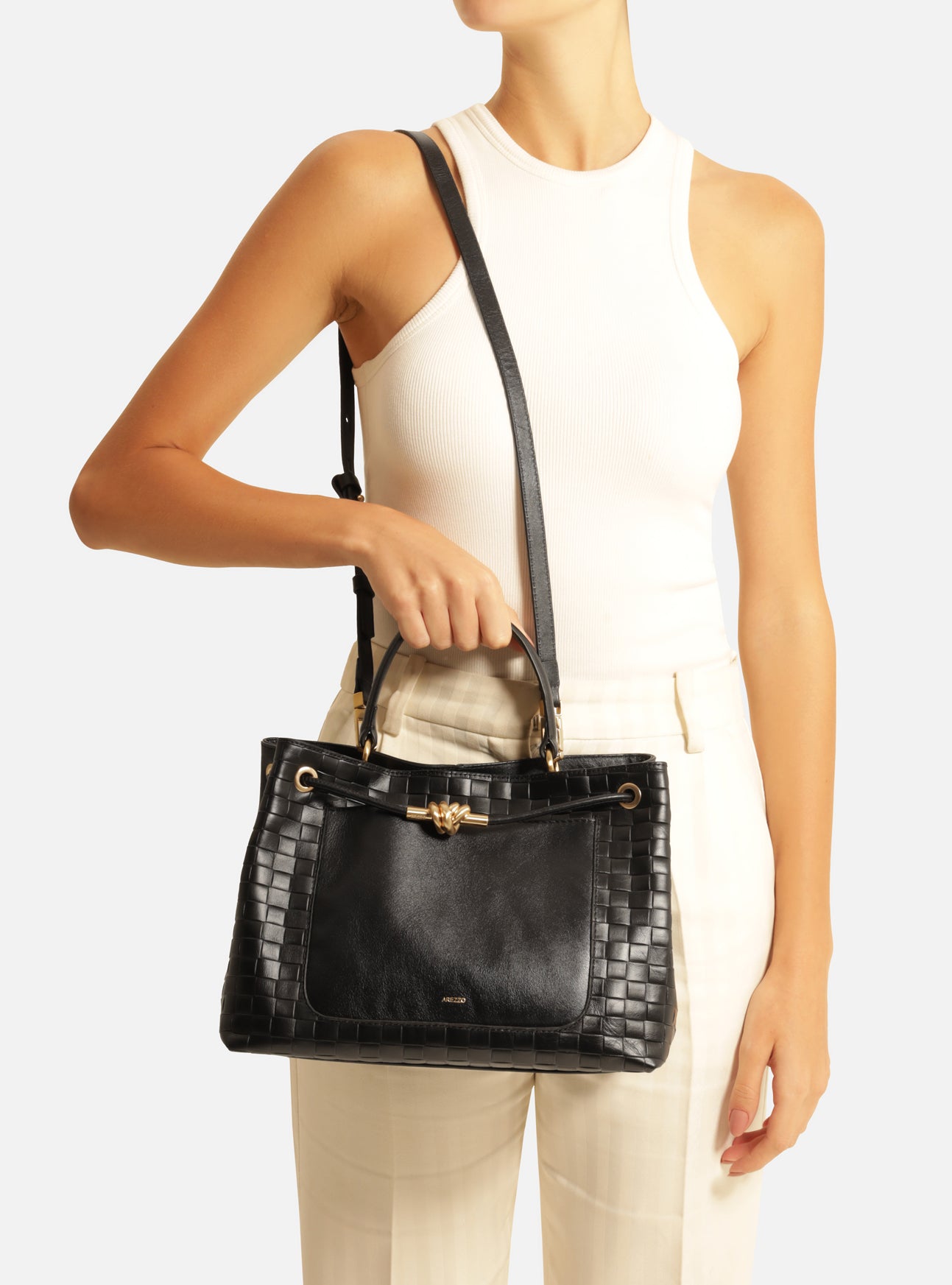 Delphine Knot Large Shopping Bag Handbag F/25